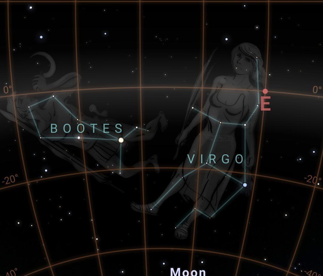 The position of the soldier in the sky:

As you can see, in the sky, the constellation of the Soldier is next to the Virgin or the Bride. Mithraic degrees are actually constellations arranged next to each other.
